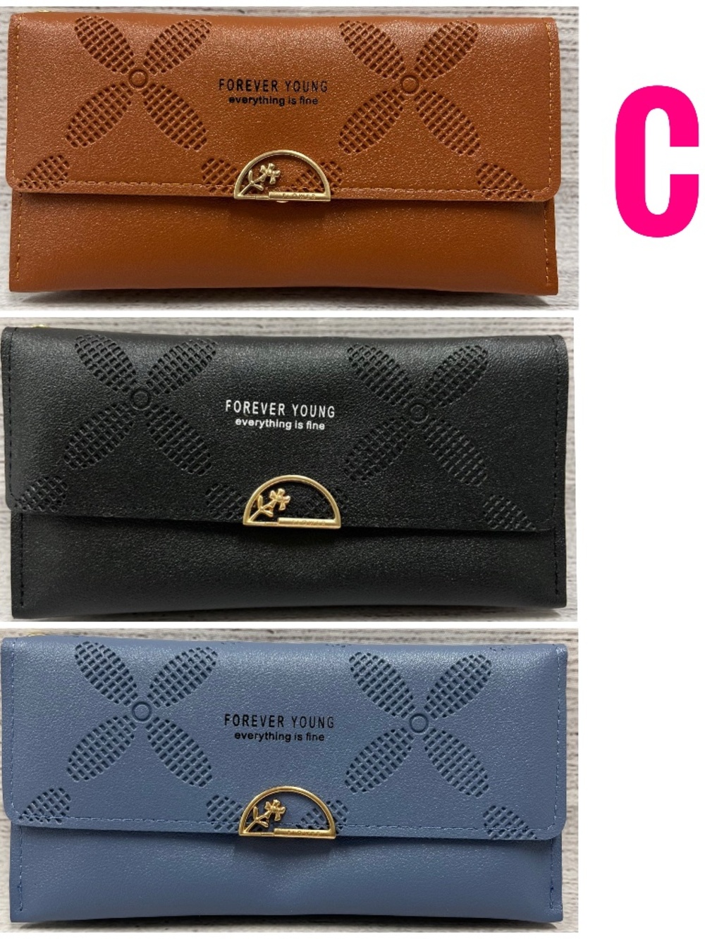 3 Wristlet Wallets (C)